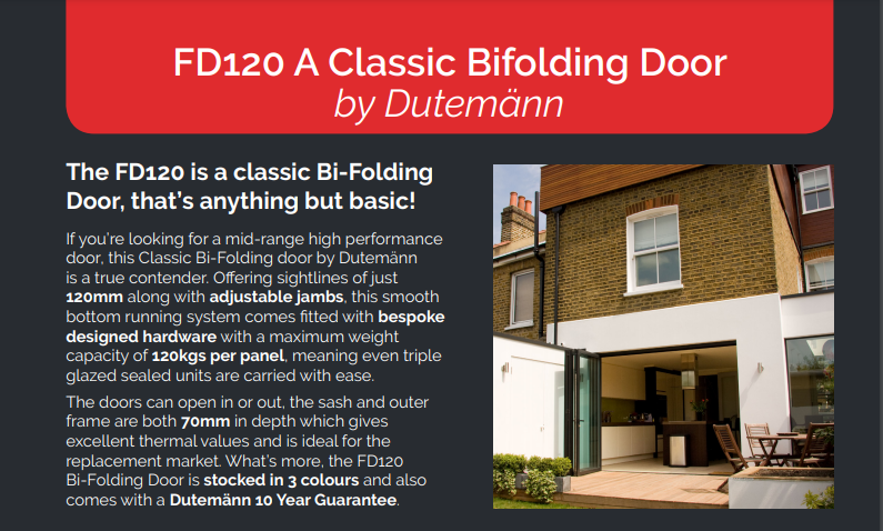 Dutemann FD120 Bifold Doors